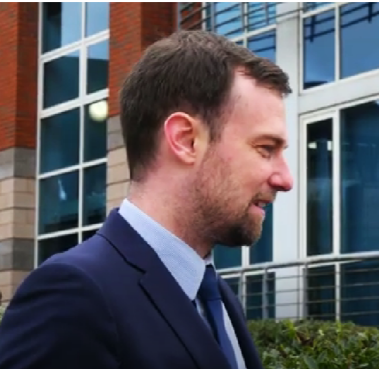 Joshua Sutcliffe.  (Screenshot from Christian Concern video)