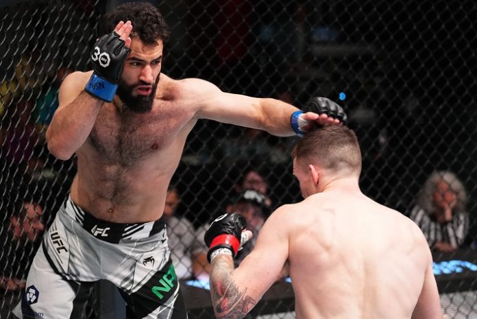 Muhammad Naimov and Jamie Mullarkey, UFC Vegas 74