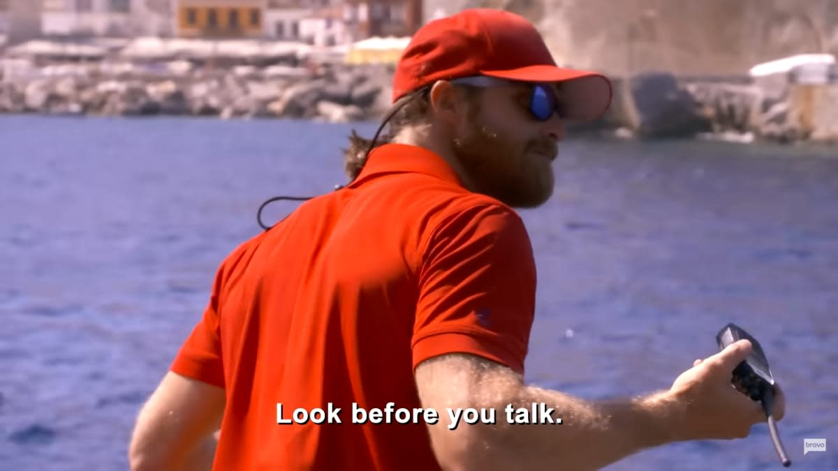 Iain Maclean is the most experienced crew on the yacht 'Below Deck' (YouTube/@bravo)