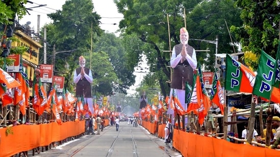 Preparations for the swearing-in ceremony at the Rashtrapati Bhavan began last week.  (YEARS)