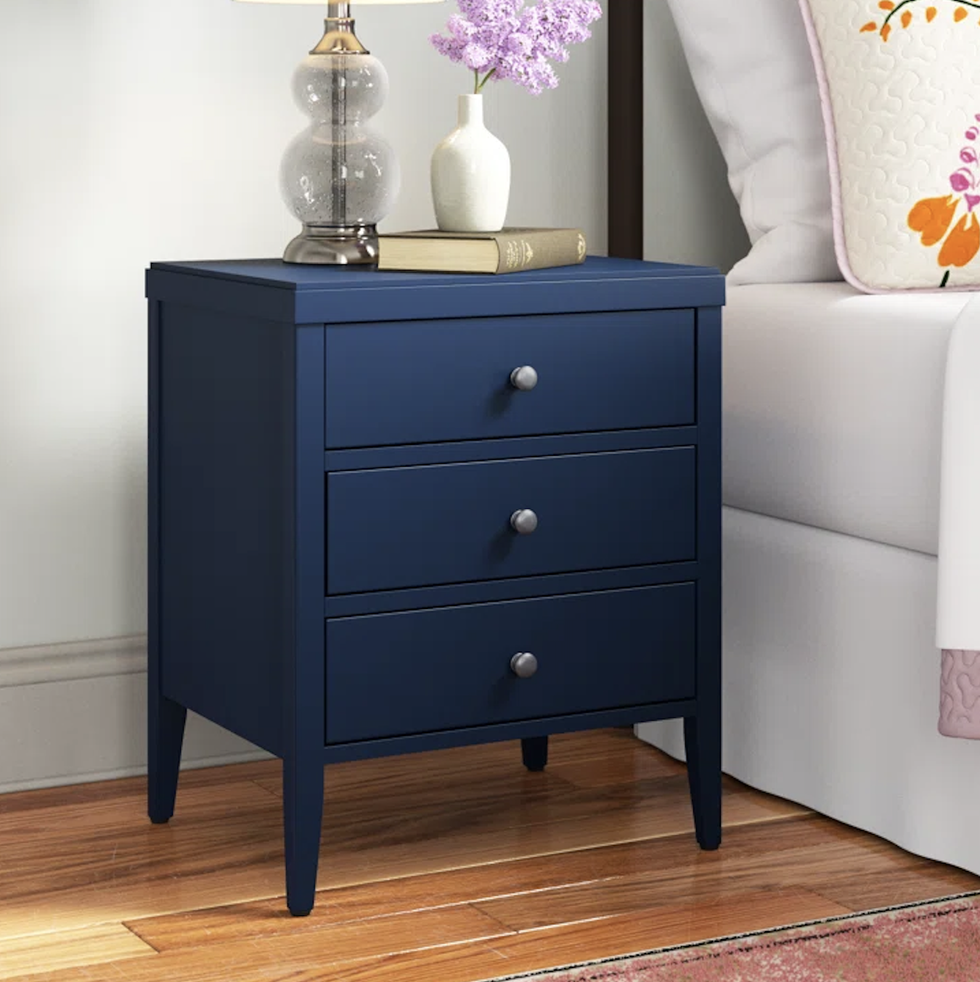 Rushville wooden bedside table