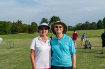 Carol Krueckeberg and Mollie Perry at the Save Mason Rudolph Golf Rally. May 31, 2024 (Jeff Danault)