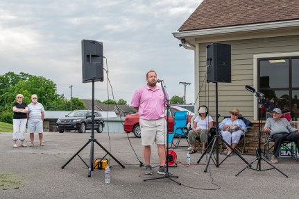 Ryan Balthrop at the Save Mason Rudolph Golf Rally. May 31, 2024 (Jeff Danault)
