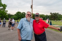 Bill Langford and Freddy Wyatt at Golf Course Rally Save Mason Rudolph. May 31, 2024 (Jeff Danault)