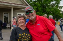 Mary Coleman-Wyatt and Freddy Wyatt at Golf Course Rally Save Mason Rudolph. May 31, 2024 (Jeff Danault)