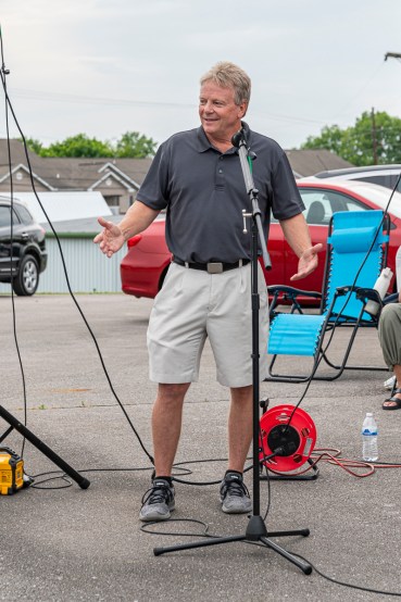 Terry Ray at Golf Course Rally Save Mason Rudolph. May 31, 2024 (Jeff Danault)