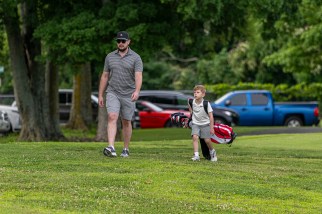 Present at practice at the Save Mason Rudolph Golf Rally. May 31, 2024 (Jeff Danault)