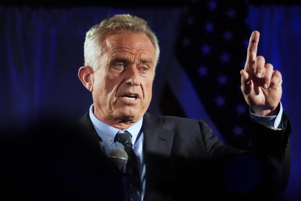 Independent presidential candidate Robert F. Kennedy Jr. speaks during a campaign event Tuesday, Nov. 14, 2023, in Columbia, SC (AP Photo/Meg Kinnard)