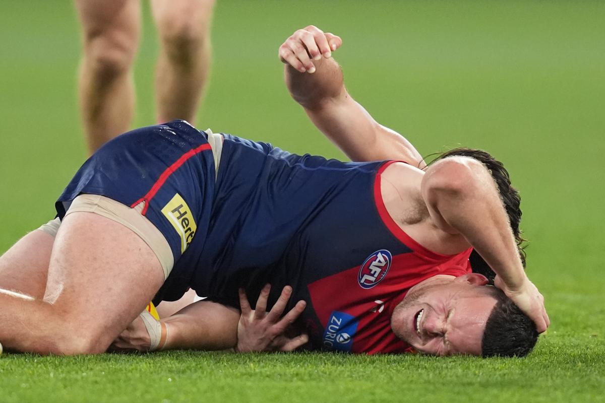 He has been the center of attention since the tackle. 