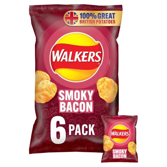 Walkers Smoky Bacon Crisps (Image: Tesco/Walkers)