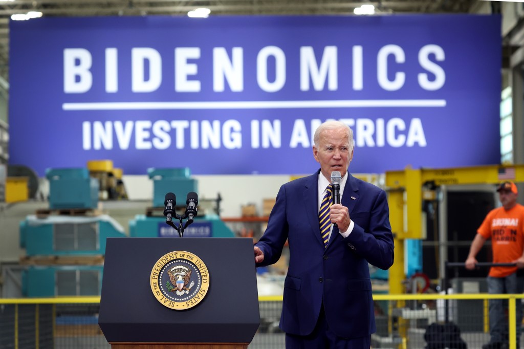President Biden and other Democrats have previously blamed corporate greed for rising prices.