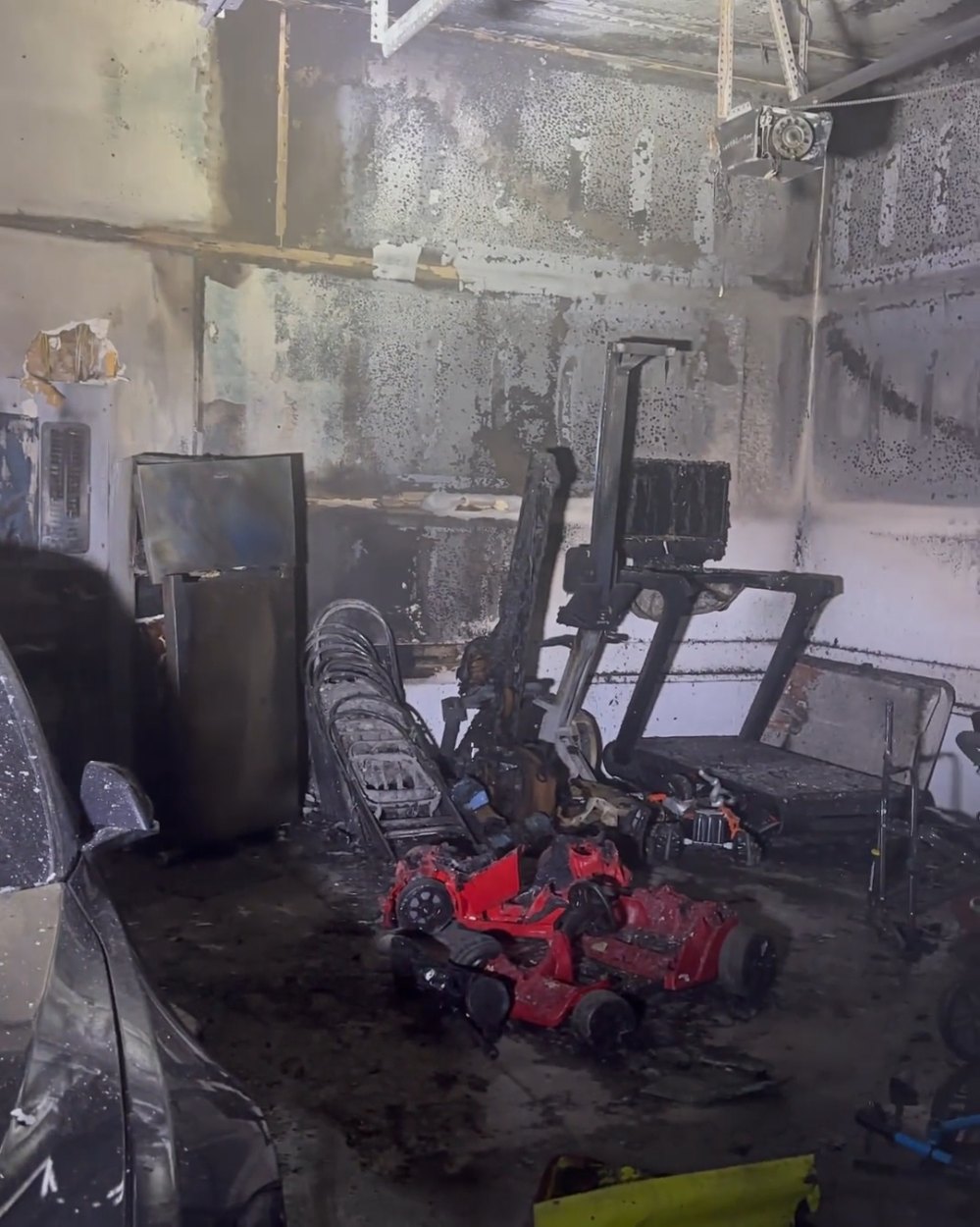 NFL star Randall Cobb and family are lucky to be alive after his Tesla Charger started a house fire