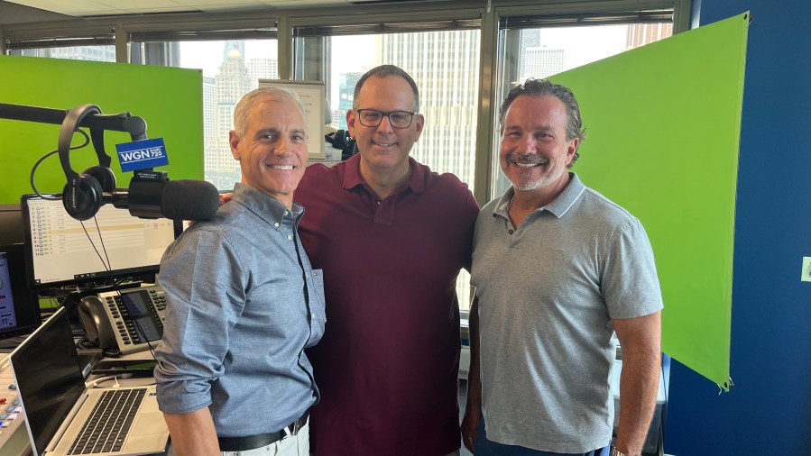 Pictured right: Frank Giannelli, David Hochberg and Jason DePalma (Hennessey/WGN Radio)